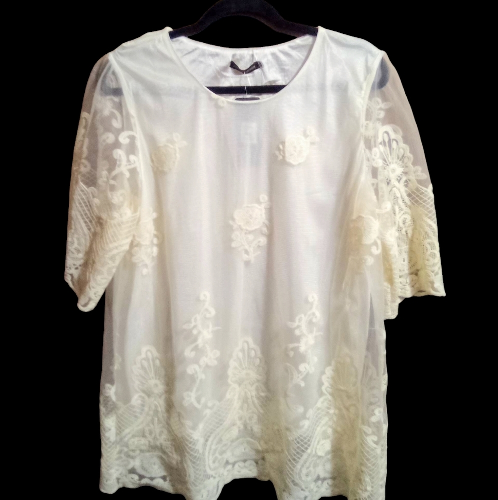 Elegant Lacy Tunic